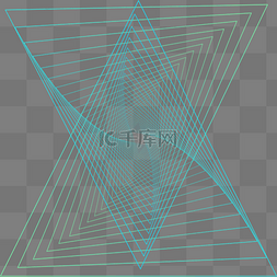 科技抽象三角线条