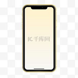 刘海屏手机图片_苹果手机iPhone11黄色正面