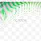绿色抽象圆点背景与条纹