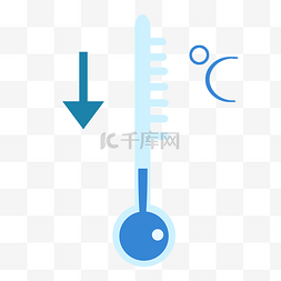 量水的温度图片_寒冷冬季低温温度计