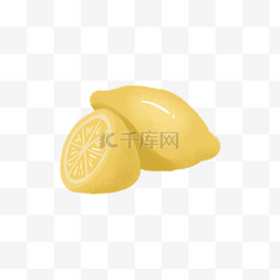 清新水果柠檬图片_切开的柠檬