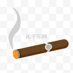 点燃的香烟图片_点燃的雪茄