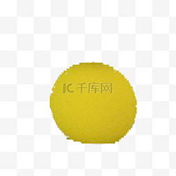 黄色圆球立体图片_黄色的圆球插画免抠图