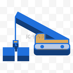 工具车图片_施工工具车用起重机吊装材料图标