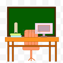 教室单人桌椅