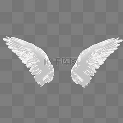 天使图片_白色天使翅膀