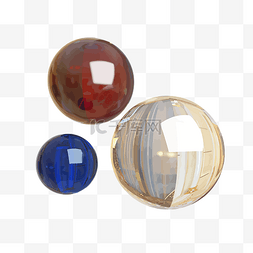 彩色圆形球体图片_玻璃球彩色玻璃球
