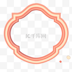 简约素雅边框C4D设计