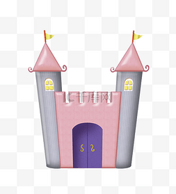 欧洲建筑城堡插画
