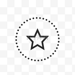 电脑网页应用图片_卡通五角星造型免抠图