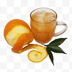 鲜榨橙汁冰饮