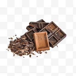 巧克力碎图片_甜品美食巧克力碎