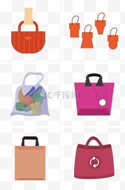 购物袋彩色图片_彩色时尚环保袋手提袋