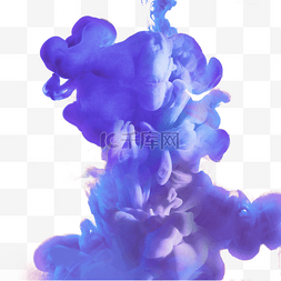 漂浮紫烟图片_紫色抽象漂浮烟雾