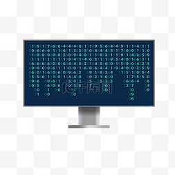 黑客图片_电脑显示屏科技代码
