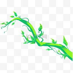 绿色树藤素材图片_植物绿色树藤