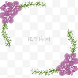 风紫色花朵背景图片_紫色花朵抽象装饰风格背景