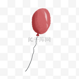 卡通红色气球下载