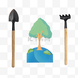 清洁环保用品图片_绿色环保植树