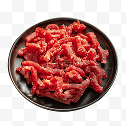 方盘榨菜肉丝图片_生肉牛肉丝