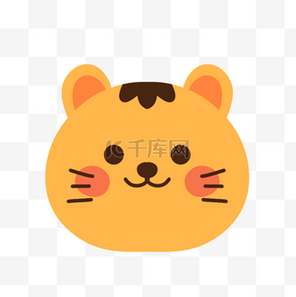 花猫头像企业vip免费下载免抠元素圆领毛衣男生卡通人物头像个人vip和