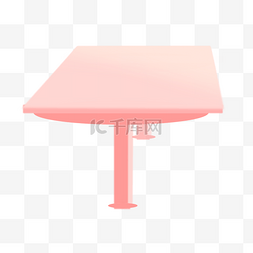 桌子书桌图片_粉色的桌子