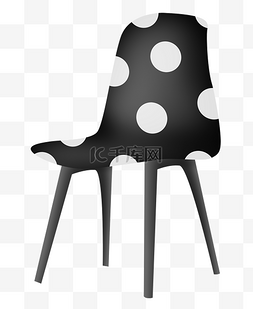黑白家具图片_黑白色椅子 