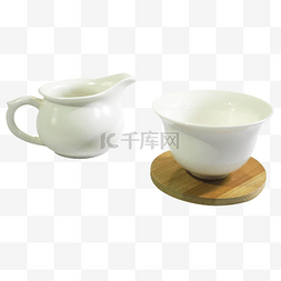 白色茶艺茶具