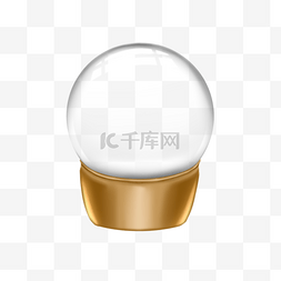 层架白透玻璃材质球体
