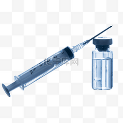 新冠疫苗接种点图片_注射器疫苗药瓶