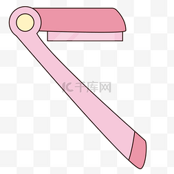 刮胡刀特效图片_粉色的刮胡刀工具