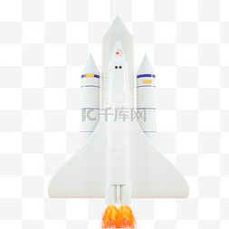 C4D仿真航空火箭