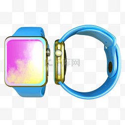 未来手表图片_科技智能手表信息未来通讯蓝色佩