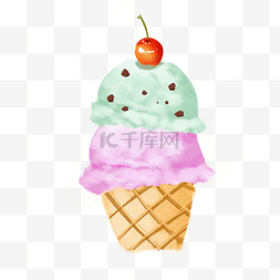 夏天最爱的冰淇淋素材