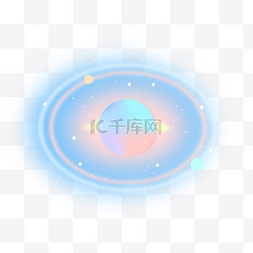 宇宙粉色银河系星球免扣PNG