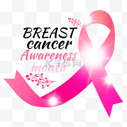 breast cancer粉红丝带宣传月