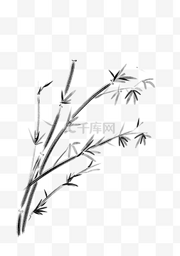 中国风国画竹子