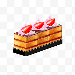 草莓蛋糕糕点甜品爱情