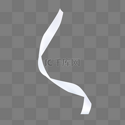 白色绳子图片_白色丝带绳子