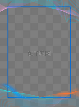 科技框底框图片_科技底边
