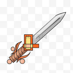 一把锋利的剑图片_一把精致的匕首插图