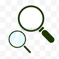 搜索栏图标图片_放大镜搜索变焦工具栏图标