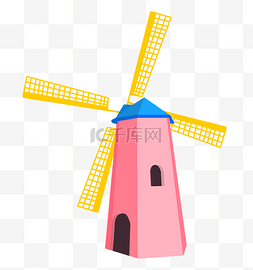  粉色的风车 