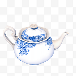 茶杯图片_青花瓷茶具