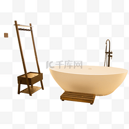民宿浴缸简约欧式
