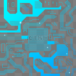 芯片科技感图片_科技芯片电路板