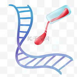 生物基因素材图片_DNA检测分子结构