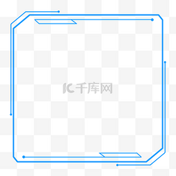 线条科技创意边框