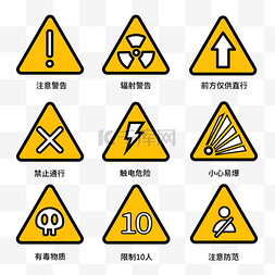 告图片_工地警告标识牌