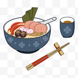 日本元素拉面图片_日本拉面套餐